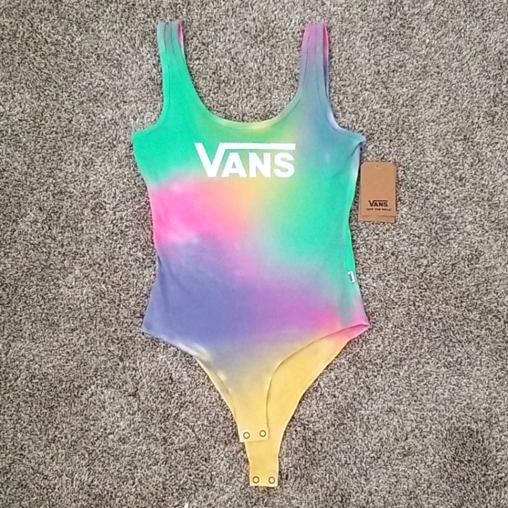 Womand Tie-Dye Vans Bodysuit